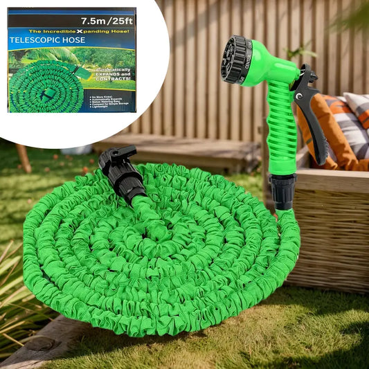 Expandable Pipe with High-Pressure Nozzle for Car Wash, Gardening, and , For Universal Connector 30M/100ft.