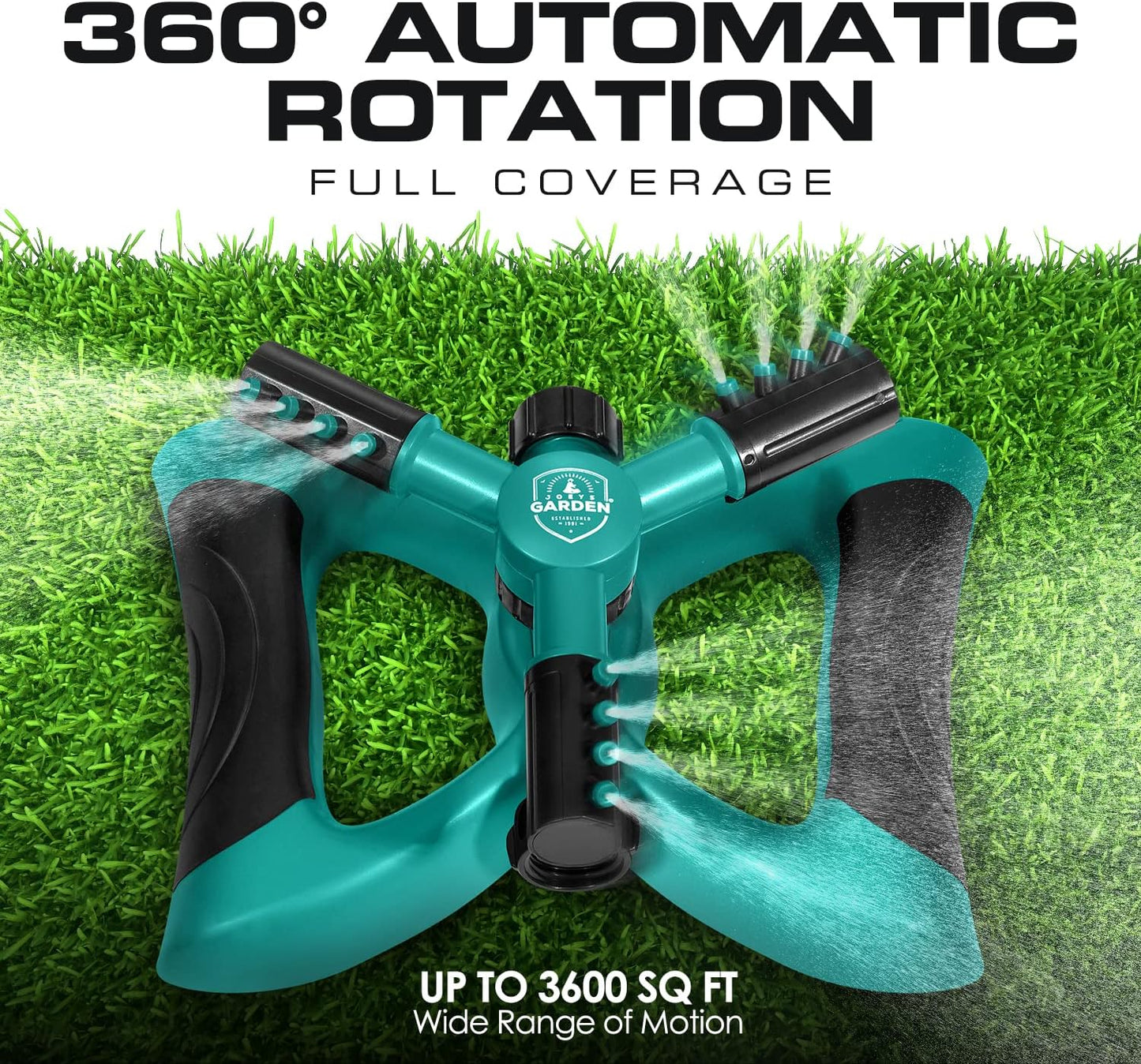 360° Automatic Garden Sprinkler