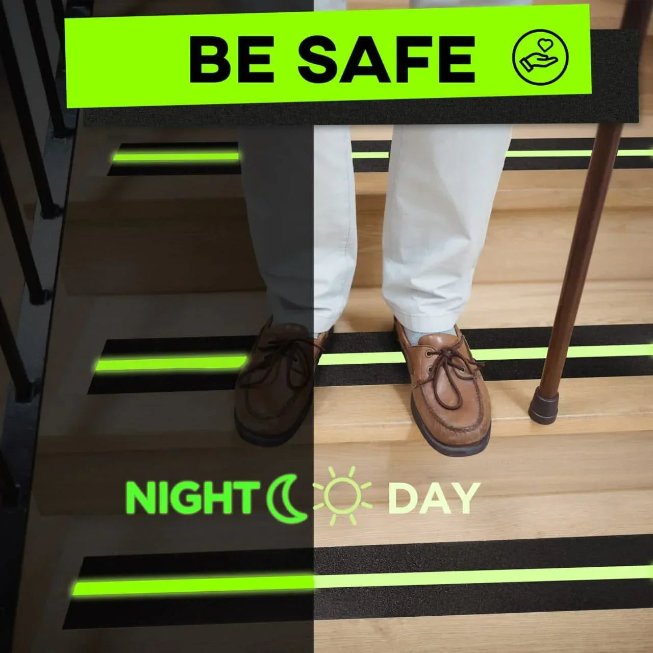 Anti Slip Tape for Stairs Outdoor/Indoor Waterproof 2 Inch x 35 Feet