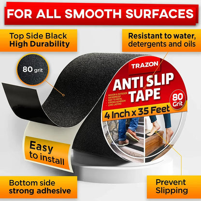 Anti Slip Tape for Stairs Outdoor/Indoor Waterproof 2 Inch x 35 Feet