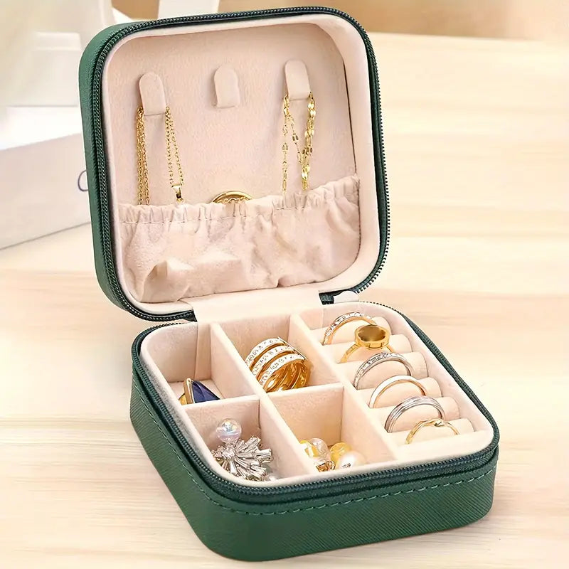 Multipurpose Zipped Organizer Box for Earrings, Rings, Necklaces | 🔥 Buy 1 Get 1 Free 🔥