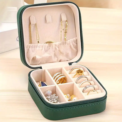 Multipurpose Zipped Organizer Box for Earrings, Rings, Necklaces | 🔥 Buy 1 Get 1 Free 🔥