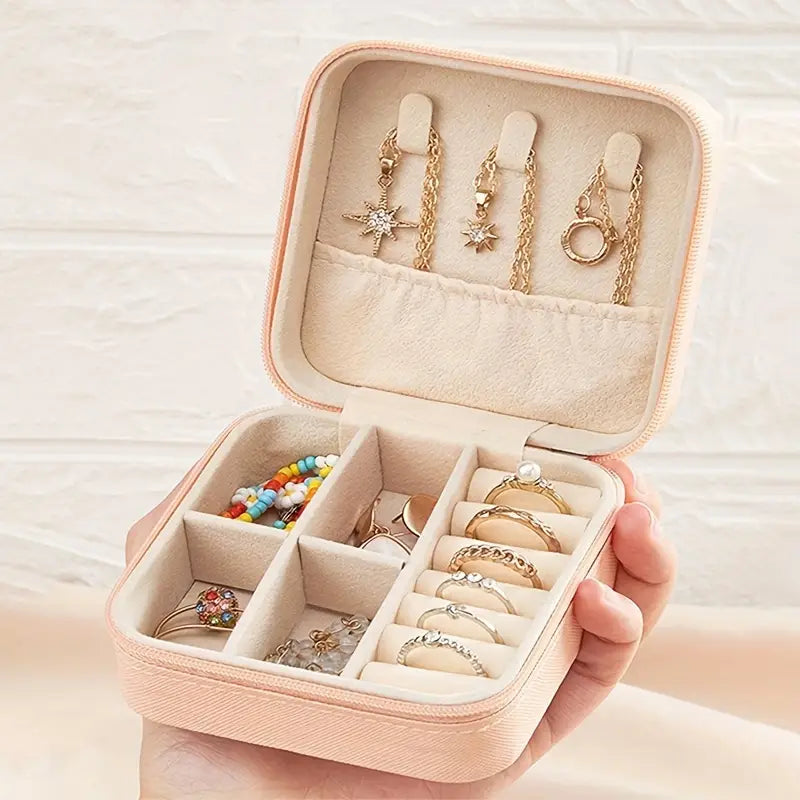 Multipurpose Zipped Organizer Box for Earrings, Rings, Necklaces | 🔥 Buy 1 Get 1 Free 🔥