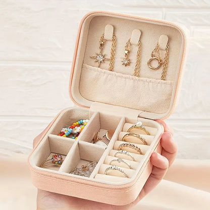 Multipurpose Zipped Organizer Box for Earrings, Rings, Necklaces | 🔥 Buy 1 Get 1 Free 🔥